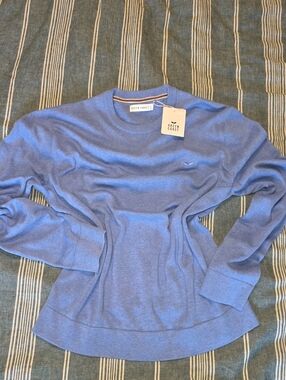 Men's Light Blue Crewneck Sweater
